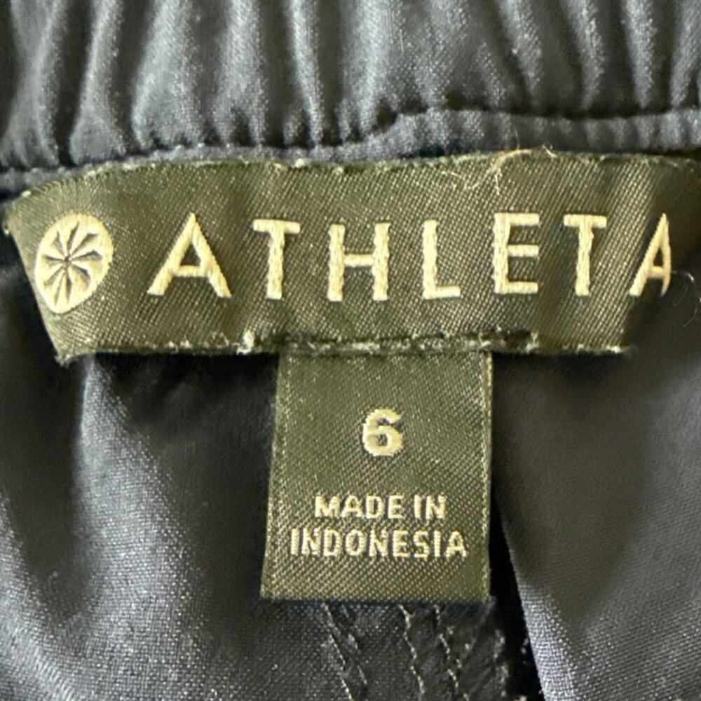 Athleta Chelsea Wide Leg Pants Navy Women’s Size 6 Style #792454 - Picture 10 of 12